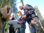 Stop in de Ardennen. Met GPS natuurgebiedje kadastreren. O.a. met broer Hans en zijn vrouw Annemarie.